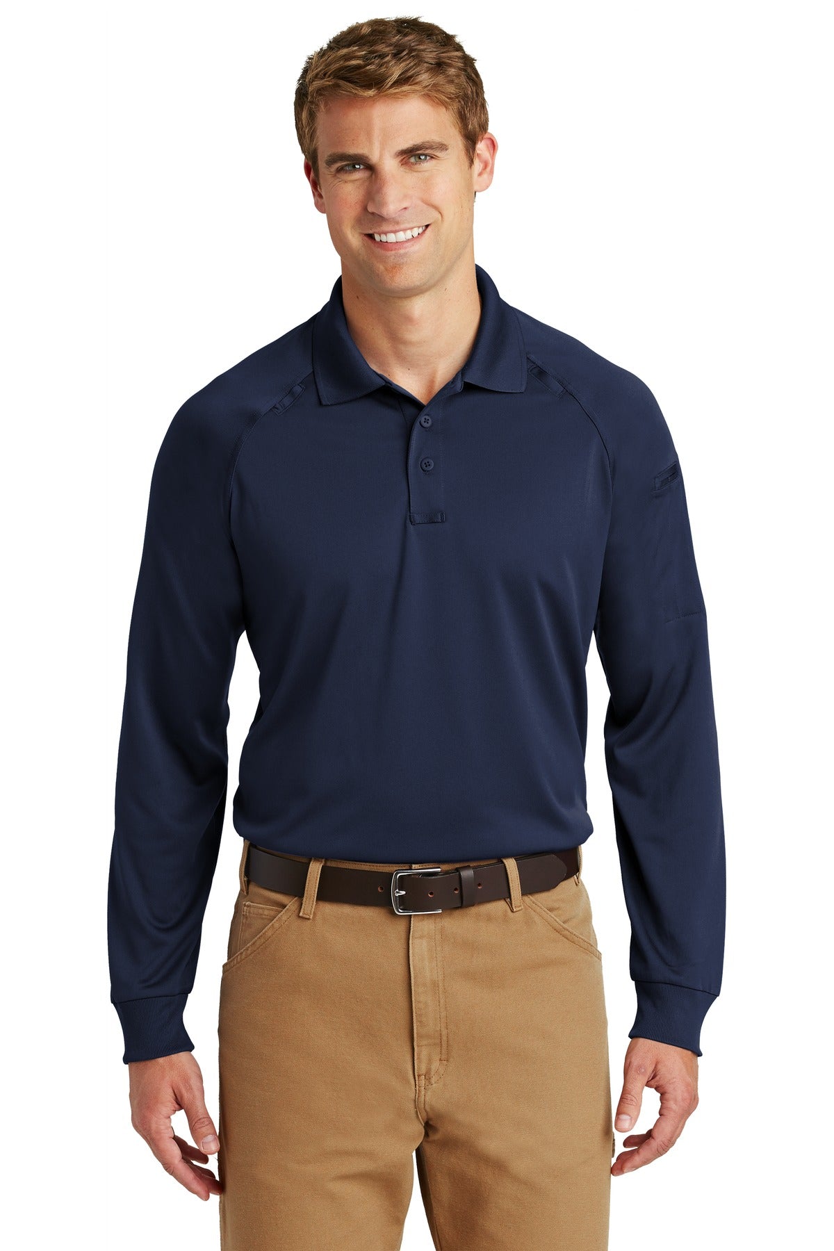 CornerStone® - Select Long Sleeve Snag-Proof Tactical Polo. CS410LS