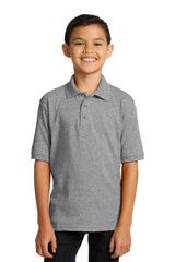 Port & Company® Youth Core Blend Jersey Knit Polo. KP55Y