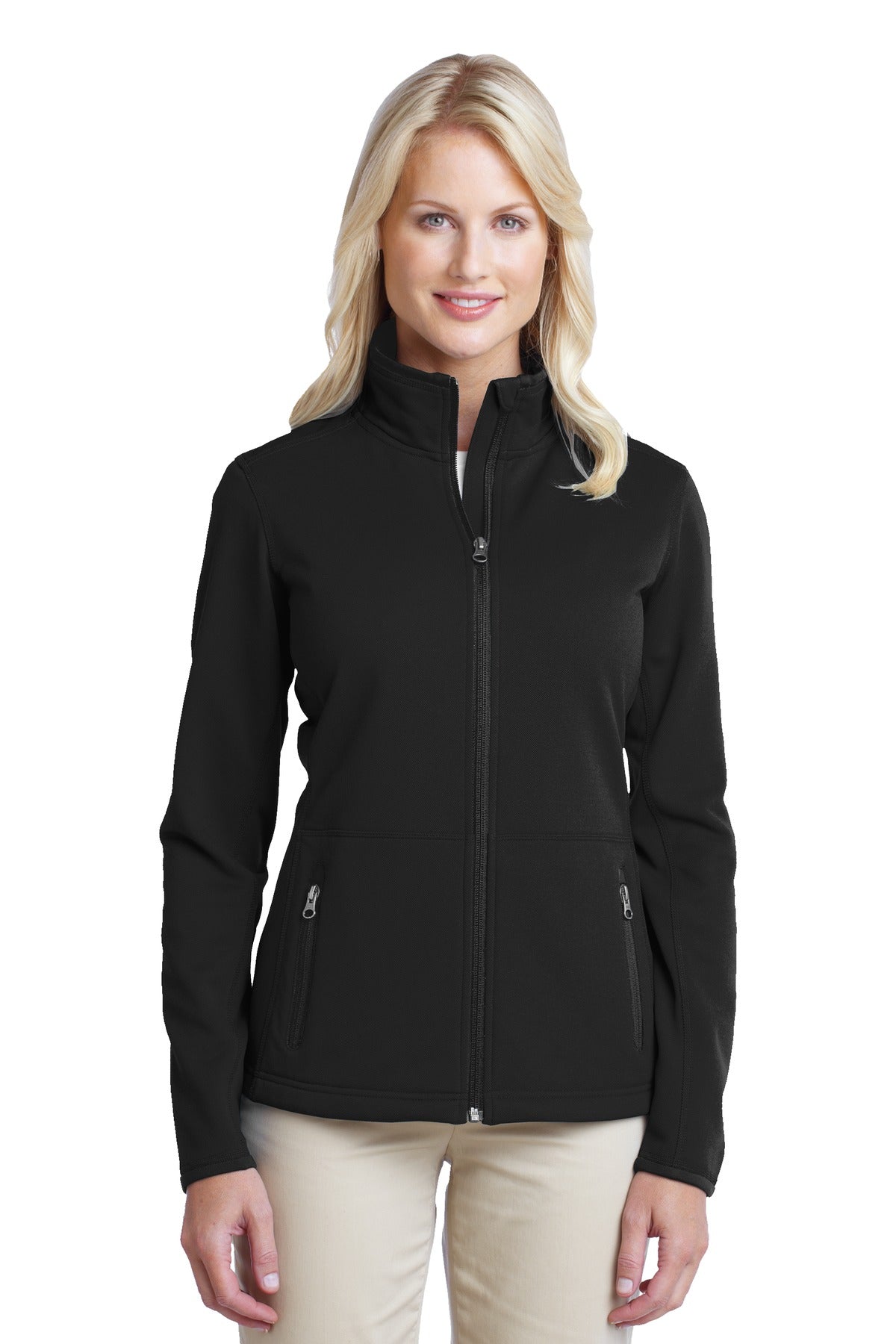 Port Authority® Women's Pique Fleece Jacket. L222