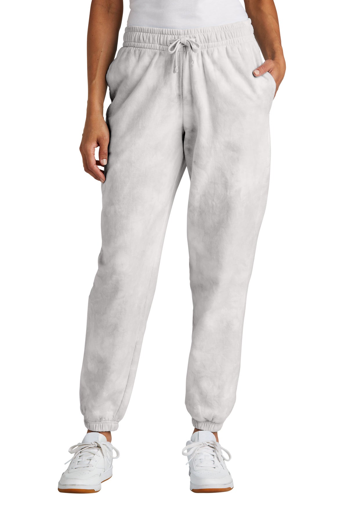 Port & Company® Women's Beach Wash® Cloud Tie-Dye Sweatpant LPC140P