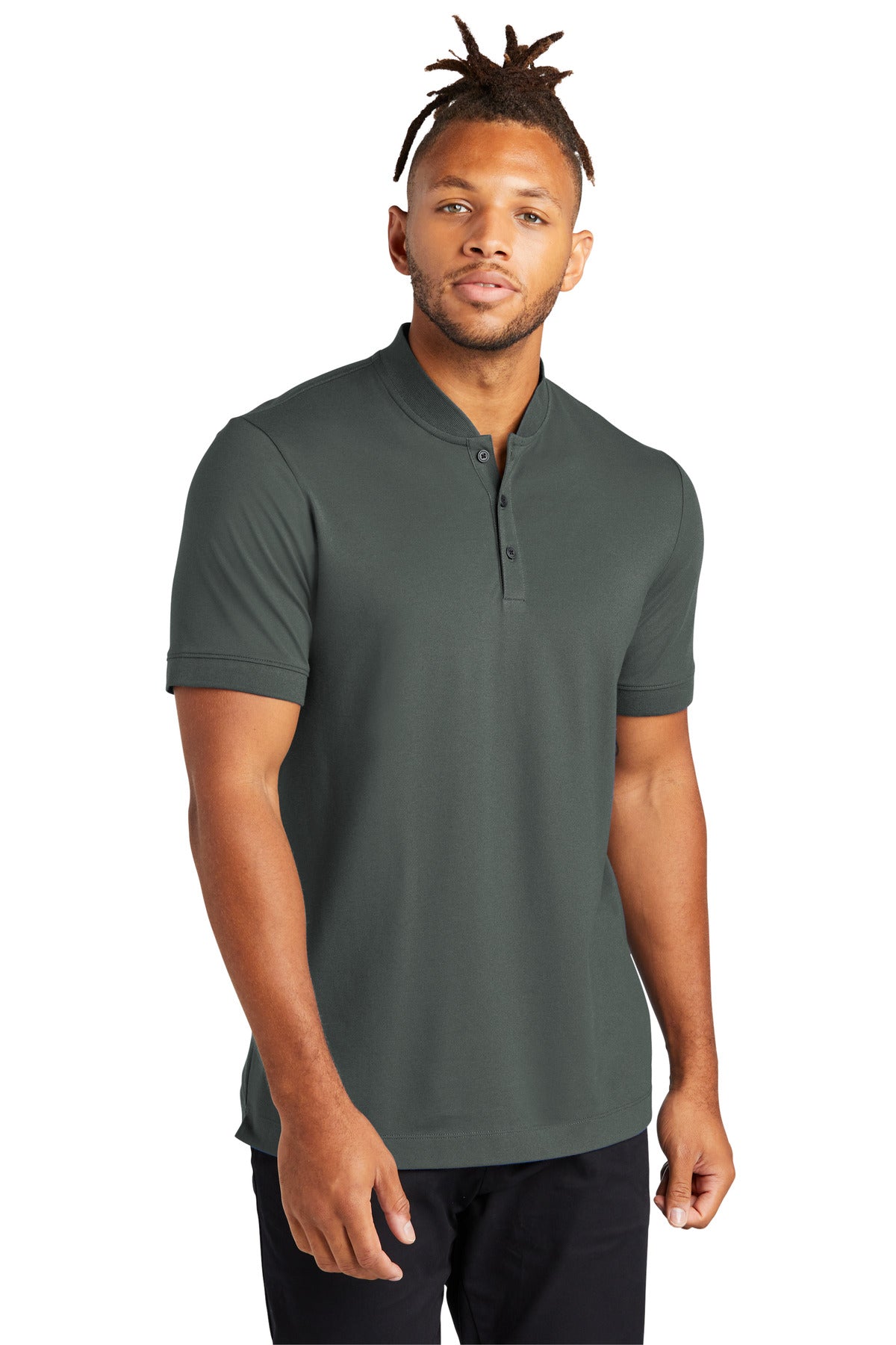 Mercer+Mettle® Stretch Pique Henley MM1008