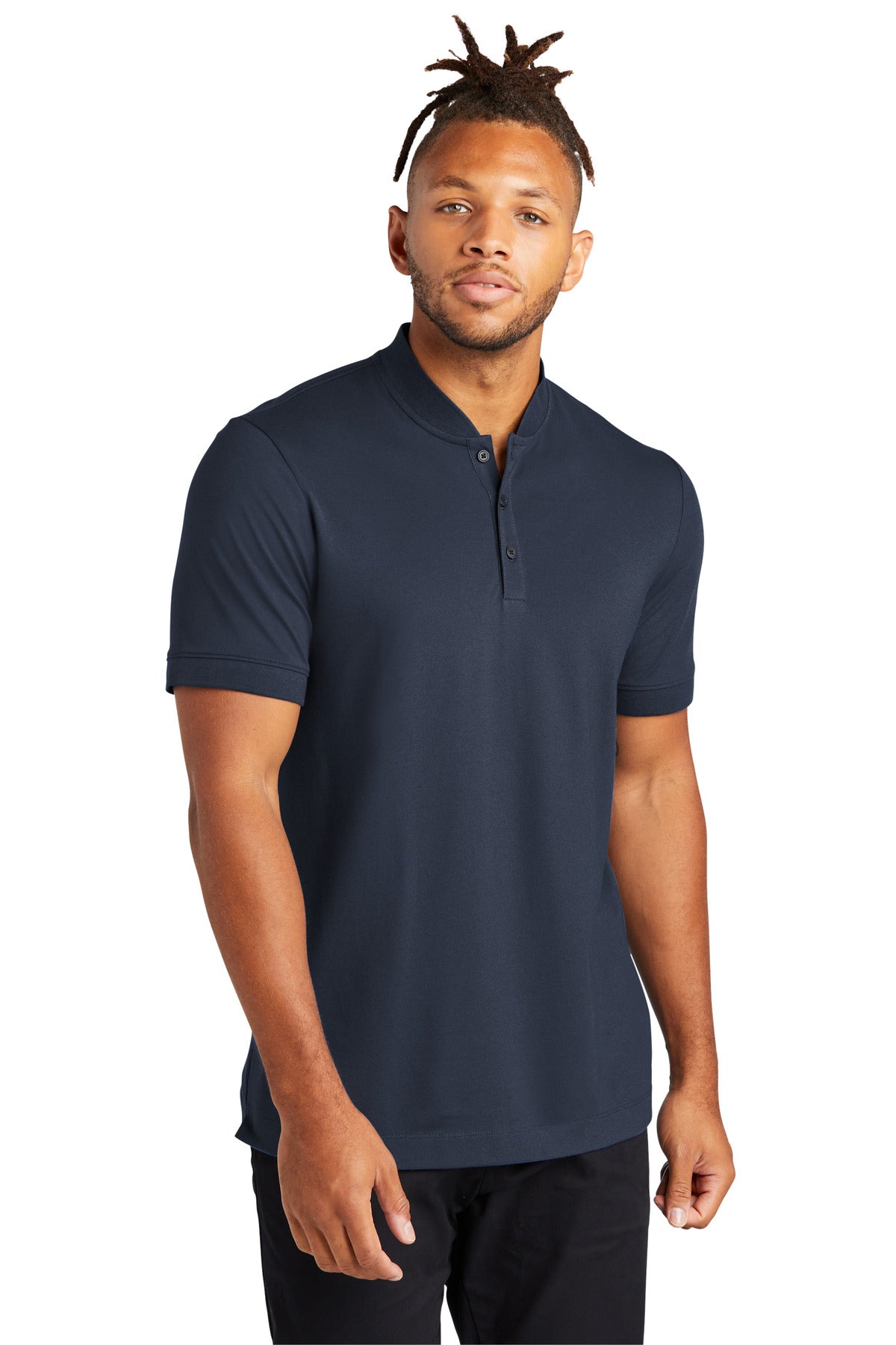 Mercer+Mettle® Stretch Pique Henley MM1008