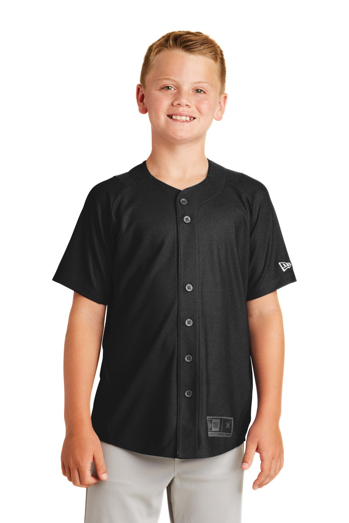 New Era ® Youth Diamond Era Full-Button Jersey. YNEA220