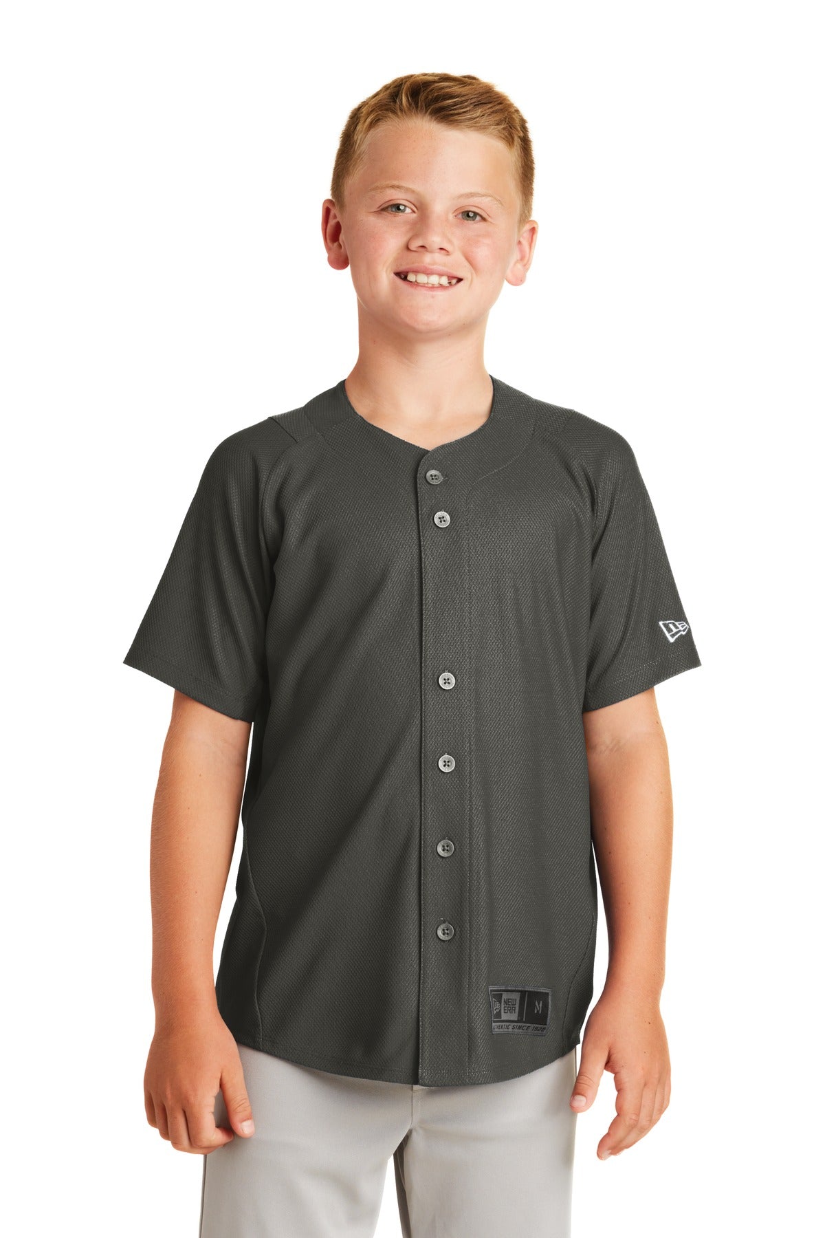 New Era ® Youth Diamond Era Full-Button Jersey. YNEA220