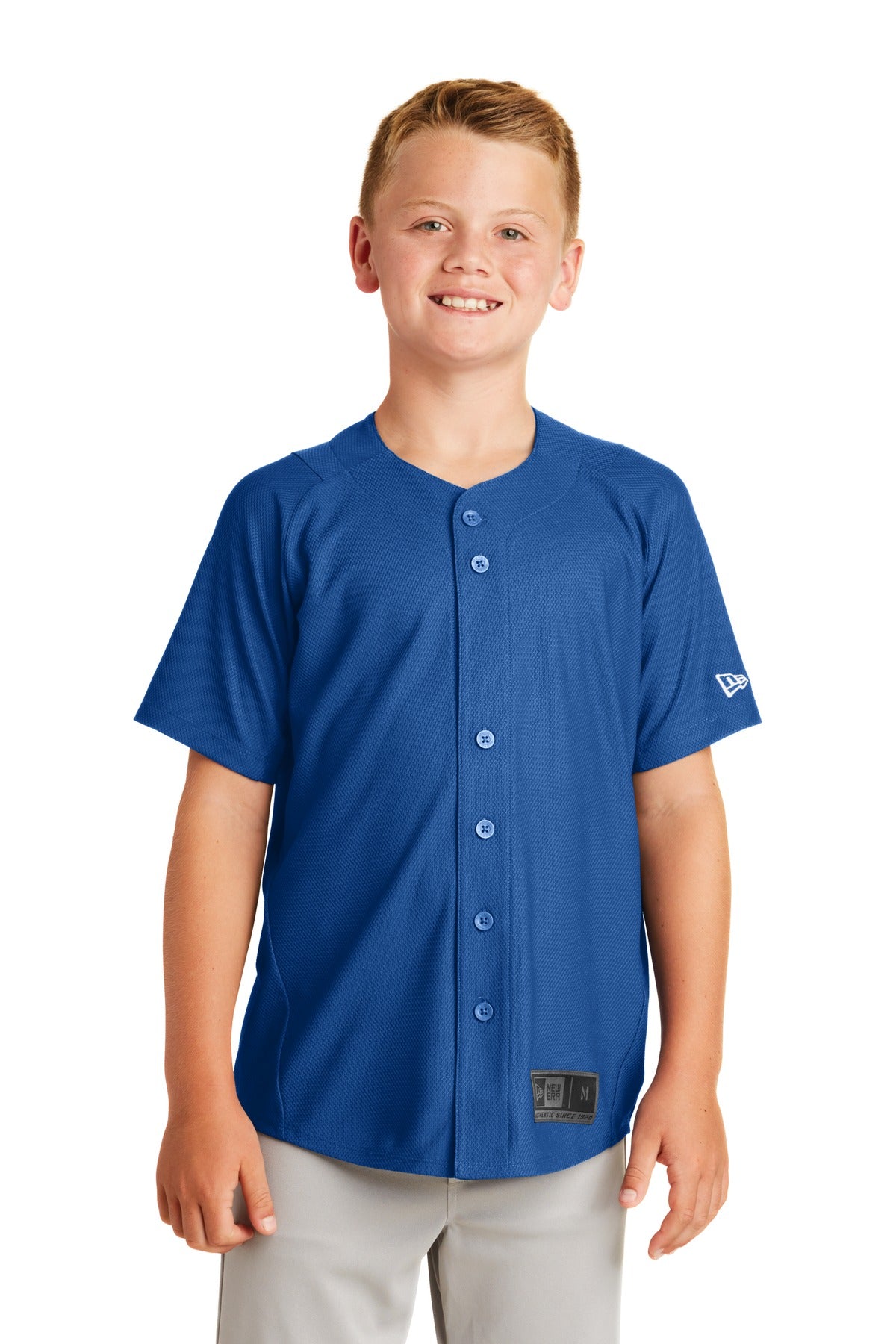 New Era ® Youth Diamond Era Full-Button Jersey. YNEA220