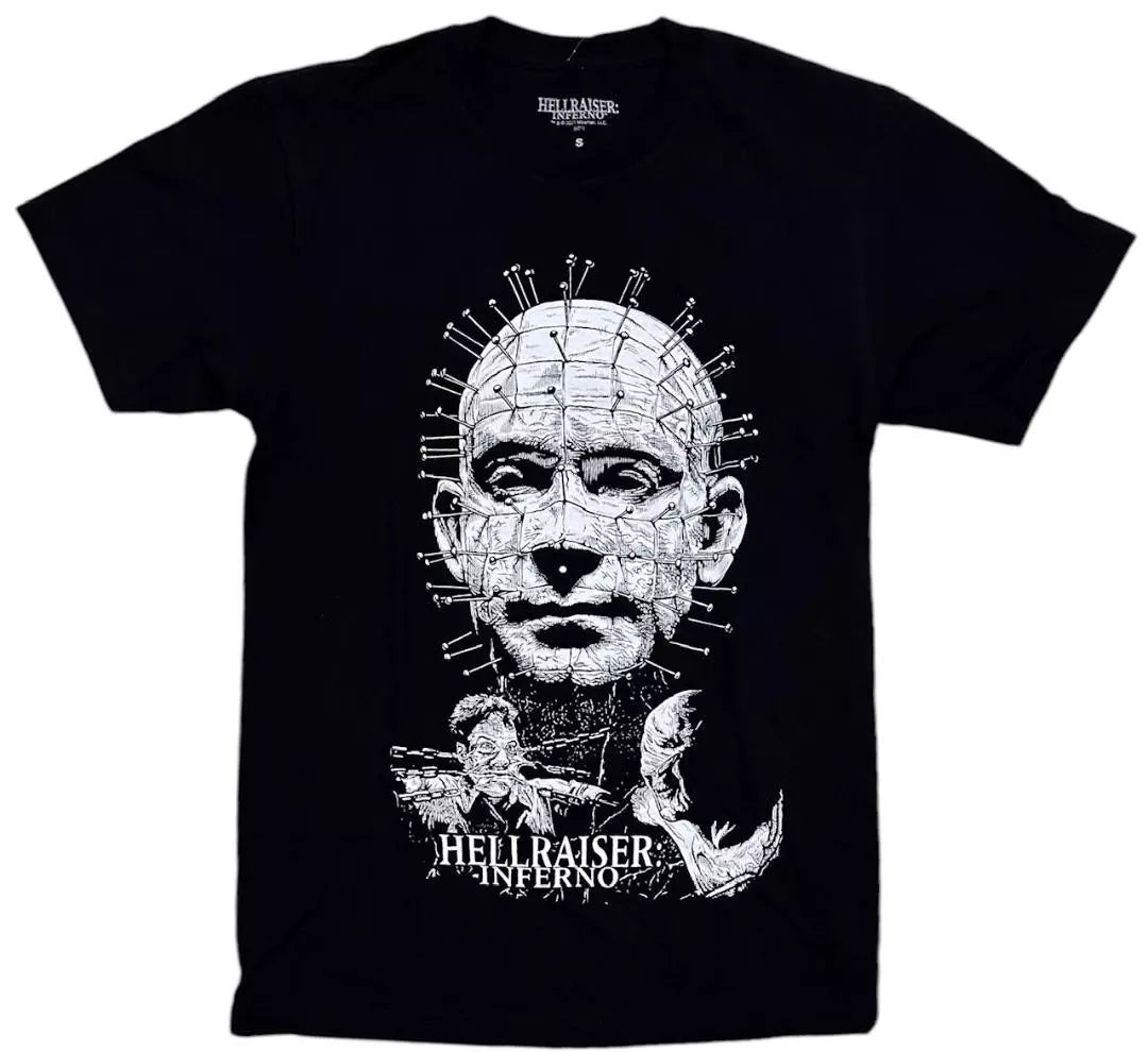 Men's Hellraiser Inferno Pinhead Graphic Tee T-Shirt