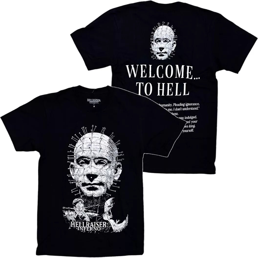 Men's Hellraiser Inferno Pinhead Graphic Tee T-Shirt