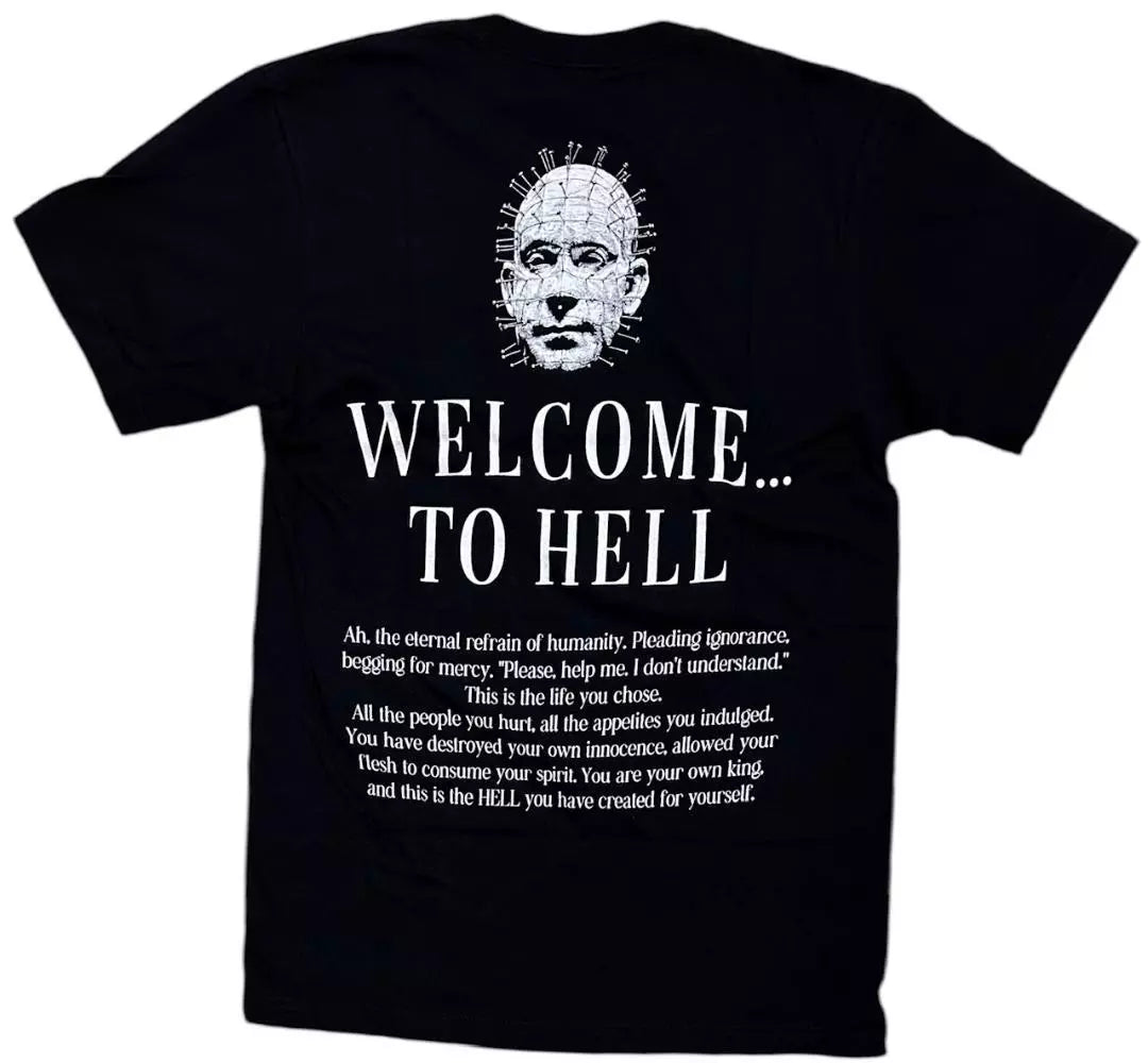 Men's Hellraiser Inferno Pinhead Graphic Tee T-Shirt